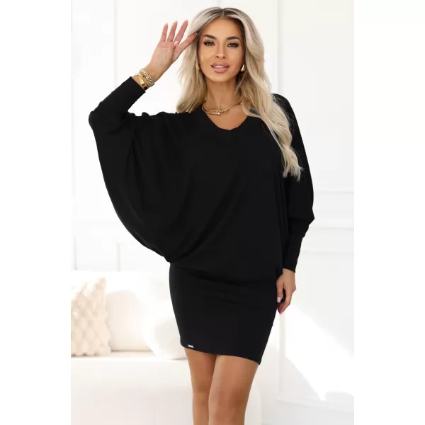  Rochie NUMOCO 402-10 NEGRU 