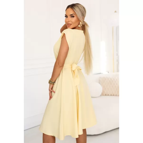 Rochie NUMOCO 348-13 GALBEN DE UNT 
