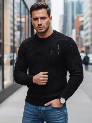 Pulover pentru bărbați DSTREET WX1991 NEGRU