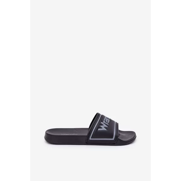  Papuci pentru bărbați WRANGLER AVERELL 20251042.25Y NEGRU 