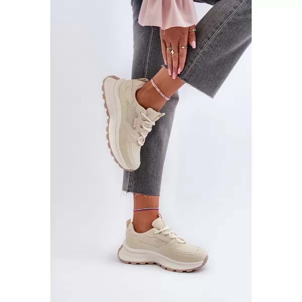  Adidasi de dama BIG STAR NN274A105 BEI Pantofi Big Star 