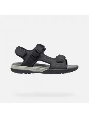 Sandale pentru bărbați GEOX SPHERICA EC5 G014391 NEGRU