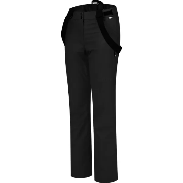  Pantaloni de schi pentru femei NORDBLANC DEWDROP NBWP8298 NEGRU 