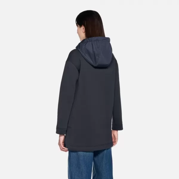  Parka de damă GEOX SWEATER G012426 ALBASTRU ÎNCHIS 