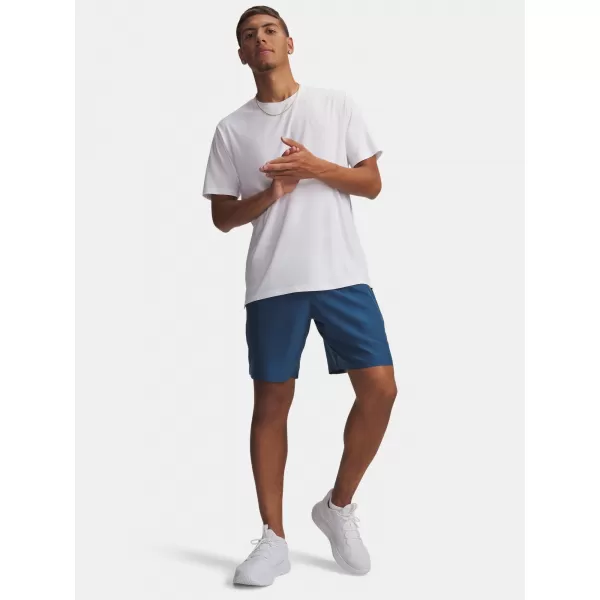  Pantaloni scurți pentru bărbați UNDER ARMOUR UA TECH WOVEN WORDMARK SHORT 1383356-498 ALBASTRU 