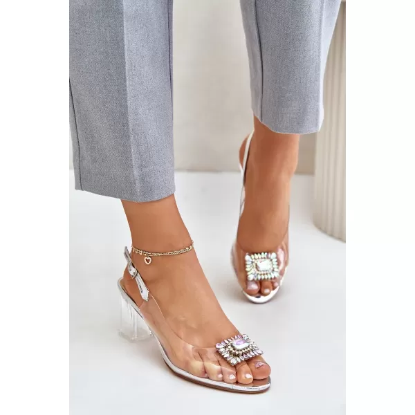  Sandale de dama S.BARSKI MR42-031 ARGINT 