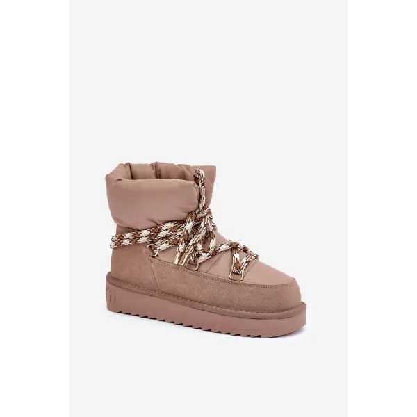  Oameni de zăpadă pentru femei D.FRANKLIN DFSH375003 TAUPE 