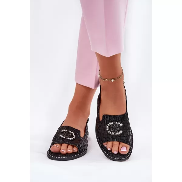  Sandale de dama S.BARSKI KV51-096 NEGRU 