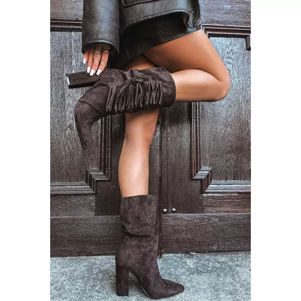  Pantofi de dama cu toc BOTO DARLINA 40515 MARO 
