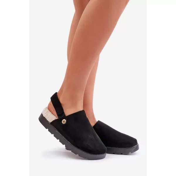  Papuci de damă BOTO LINNEOLA 34719 NEGRU 