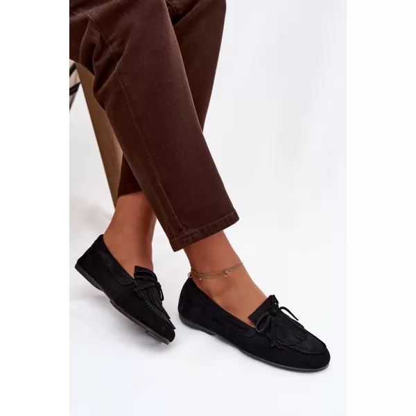  Mocasini de dama BOTO JANELISSE 41308 NEGRU 
