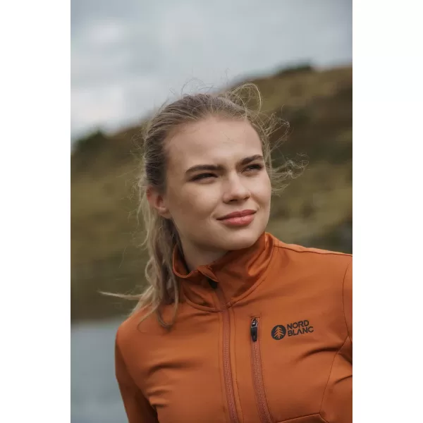  Hanorac pentru femei powerfleece NORDBLANC SEDGE NBWFL8291 MARO 