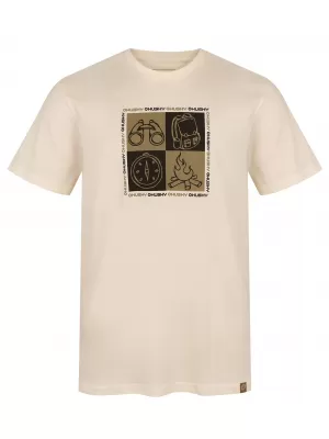 Tricou pentru bărbați HUSKY TEE SQUARE M BEJ