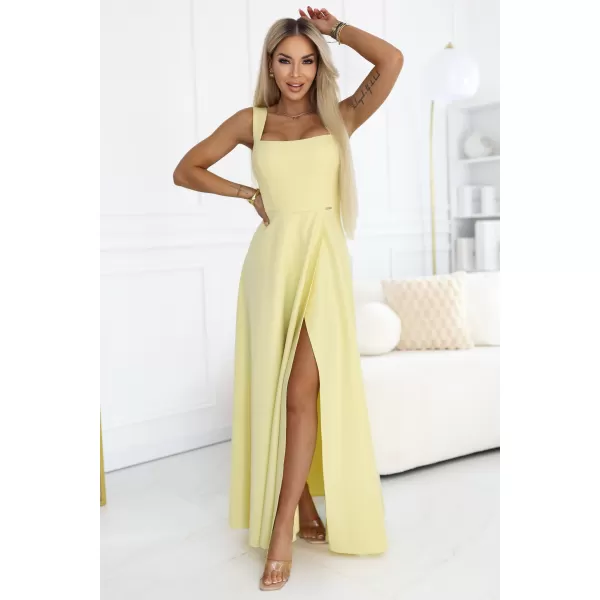  Rochie NUMOCO 633-3 GALBEN DE UNT 