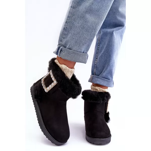  Pantofi de dama BOTO DULCA 27598 NEGRU 