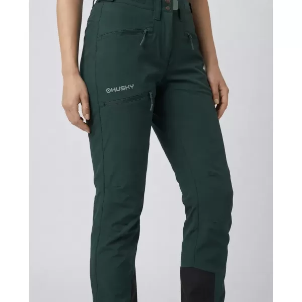  Pantaloni de dama HUSKY KABUKI L VERDE ÎNCHIS 