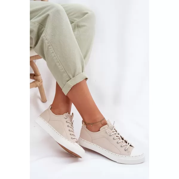  Adidasi de dama BIG STAR TT274387 BEJ Pantofi Big Star 