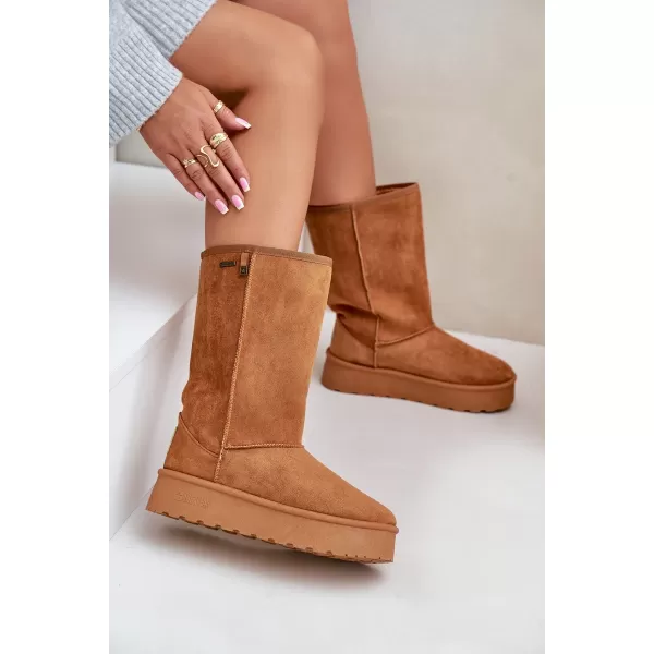  Pantofi de damă BIG STAR OO274893 MARO/BEJ Pantofi Big Star 