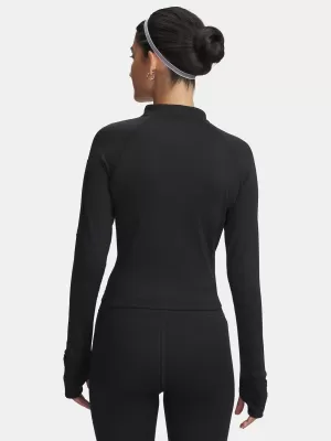 Tricou pentru femei UNDER ARMOUR UA VELOCITI PRO CW HALF ZIP 6004015-001 NEGRU