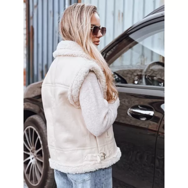  Vesta de dama DSTREET TY5238 BEJ 