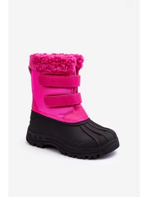 Pantofi de iarna pentru copii BIG STAR MM374112 FUCHSIA/NEGRU Pantofi Big Star