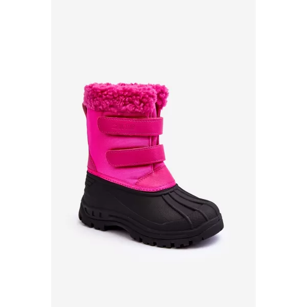  Pantofi de iarna pentru copii BIG STAR MM374112 FUCHSIA/NEGRU Pantofi Big Star 