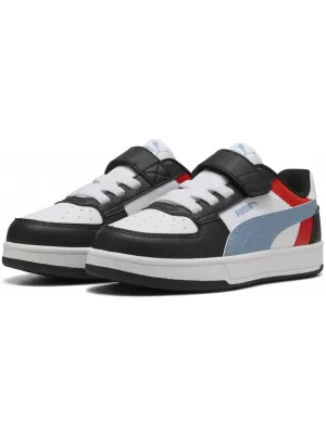 Pantofi pentru copii PUMA CAVEN 2.0 BLOCK AC+ PS 394462-17 PUMA ALB/ALBASTRU RECE/NEGRU