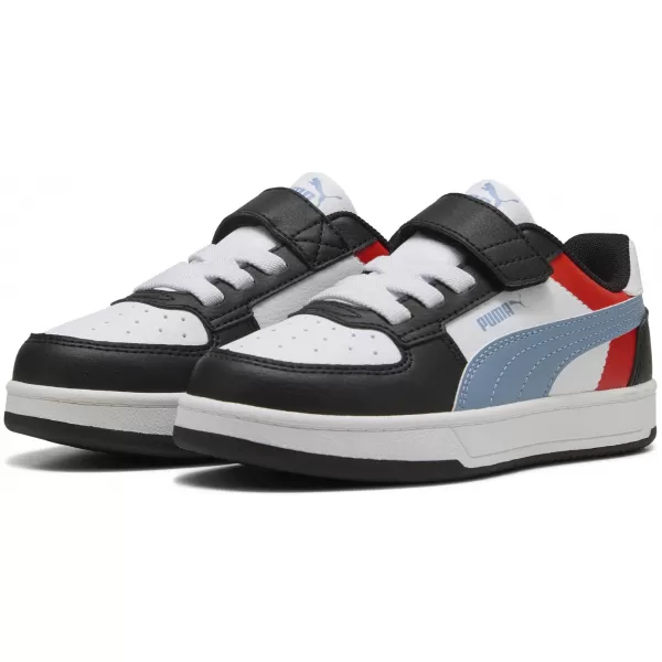  Pantofi pentru copii PUMA CAVEN 2.0 BLOCK AC+ PS 394462-17 PUMA ALB/ALBASTRU RECE/NEGRU 