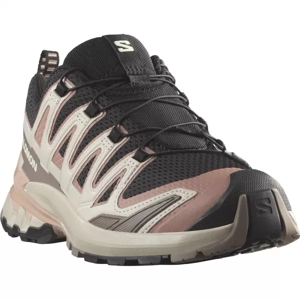  Pantofi de dama SALOMON XA PRO 3D V9 W L47882800 NEGRU/BURLWOOD/TRANDAFIR DE MAHON 