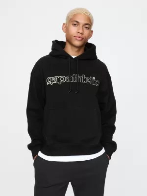 Hanorac pentru bărbați GAP LOGO HOODIE PULLOVER 646080-03 NEGRU ADEVĂRAT