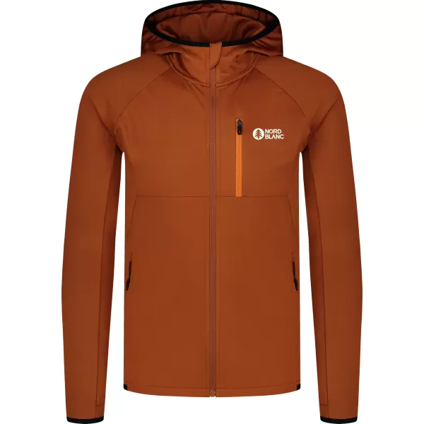  Hanorac powerfleece pentru bărbați NORDBLANC CREEK NBWFM8280 MARO 