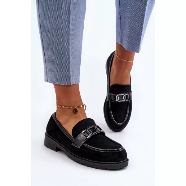  Mocasini de dama S.BARSKI HY350A NEGRU 