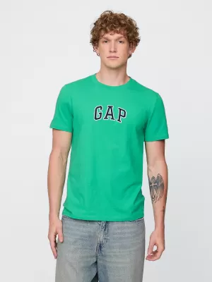 Tricou pentru bărbați GAP NEW ARCH LOGO TEE 570044-39 VERDE GALANT