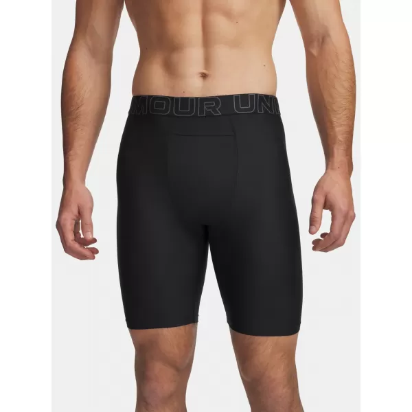 Boxeri pentru bărbați UNDER ARMOUR PERFORMANCE POUCH - SOLID 9IN - 2 6012561-001 NEGRU 