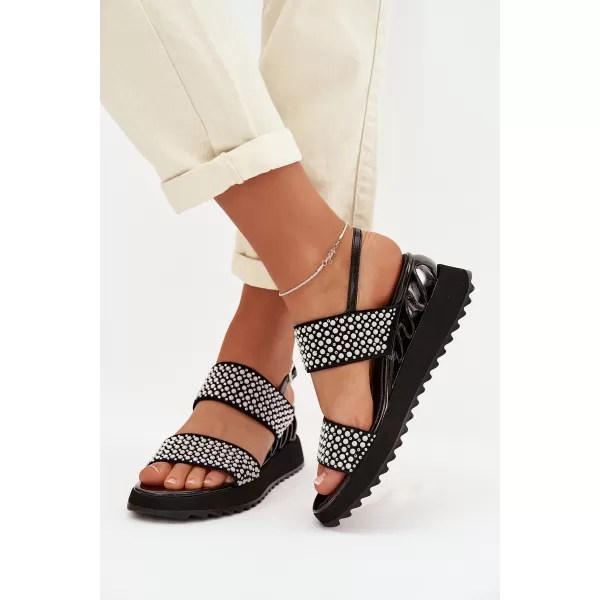  Sandale de dama D&A CR61-3067 NEGRU 