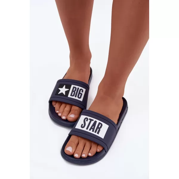  Papuci dama BIG STAR DD274A265 ALBASTRU Pantofi Big Star 