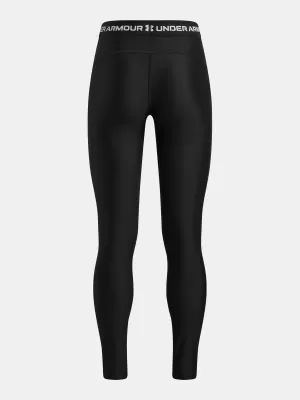 Jambiere pentru fete UNDER ARMOUR HEATGEAR GRAPHIC LEGGING 6012636-001 NEGRU