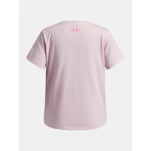  Tricou fetita UNDER ARMOUR UA G STAR LOGO LOCKERTAG SS 6009718-647 ROZ 