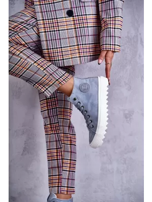 Adidași de damă BIG STAR EE274115 ALBASTRU DESCHIS Pantofi Big Star