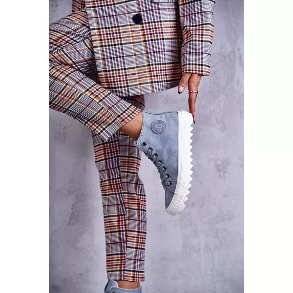  Adidași de damă BIG STAR EE274115 ALBASTRU DESCHIS Pantofi Big Star 
