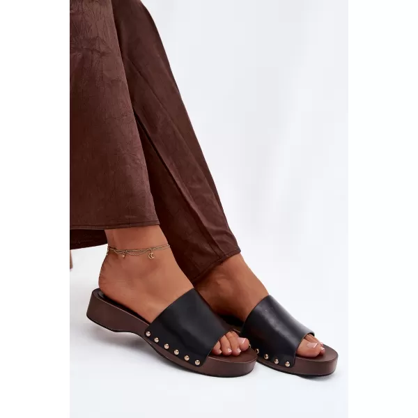 Papuci de damă BOTO TERISSA 41224 NEGRU 