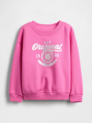 Hanorac pentru copii GAP LOGO SWEATSHIRT 816550-03 PHOEBE ROZ