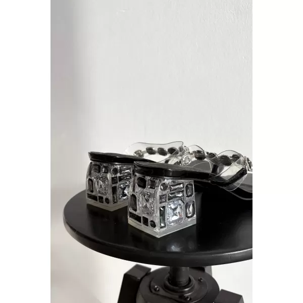  Papuci de damă D&A MR1037-02 NEGRU 