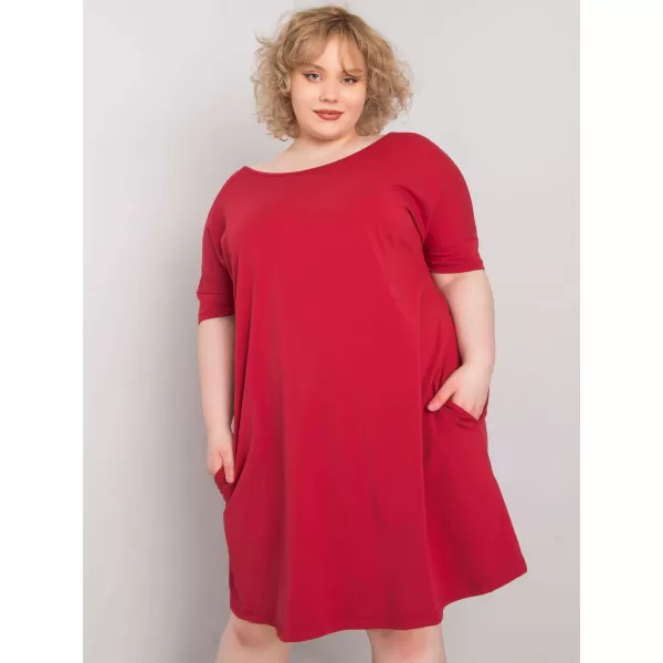  Rochie BASIC FEEL GOOD RV-SK-6639.02X BURGUNDIA 