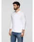 Tricou pentru bărbați OMBRE OM-POBL-0162 ALB