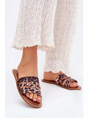 Papuci de damă BOTO NOROTI 37941 LEOPARD