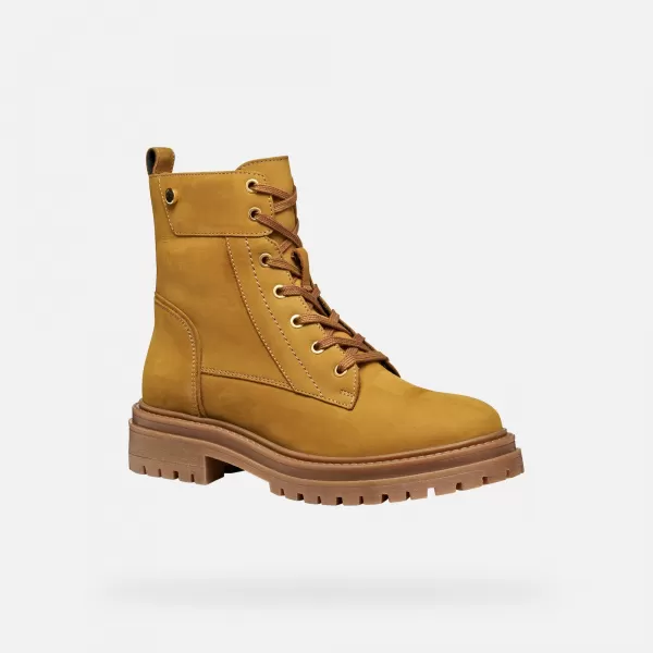  Botine de dama GEOX IRIDEA G009240 CHIHLIMBAR 