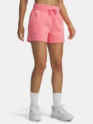 Pantaloni scurți de damă UNDER ARMOUR RIVAL FLEECE SHORT 1382723-600 ROZ