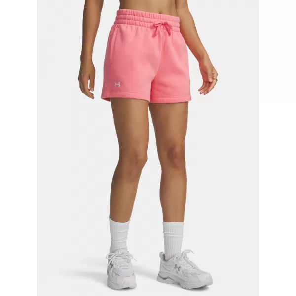  Pantaloni scurți de damă UNDER ARMOUR RIVAL FLEECE SHORT 1382723-600 ROZ 
