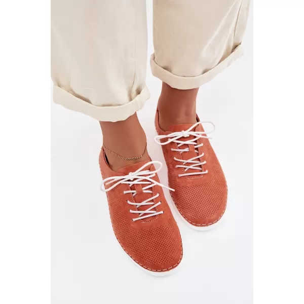  Pantofi de dama S.BARSKI LR61-7080 PORTOCALE 